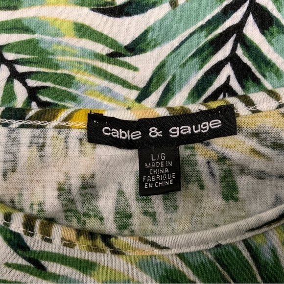 CABLE and Gauge linen top.‎ - Picture 9 of 10